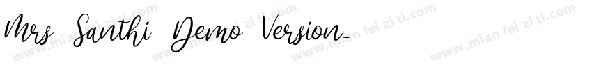 Mrs Santhi Demo Version字体转换